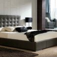Gamamobel, camas modernas, camas tapizadas en piel
